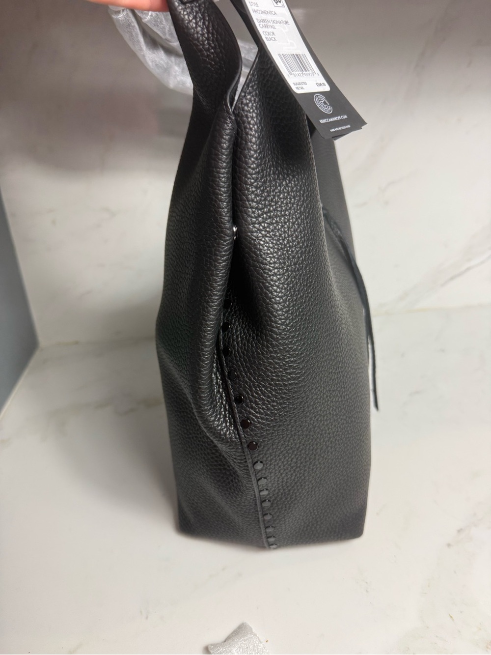 NWT Rebecca Minkoff Darren Signature Carryall in black hobo - Picture 4 of 10